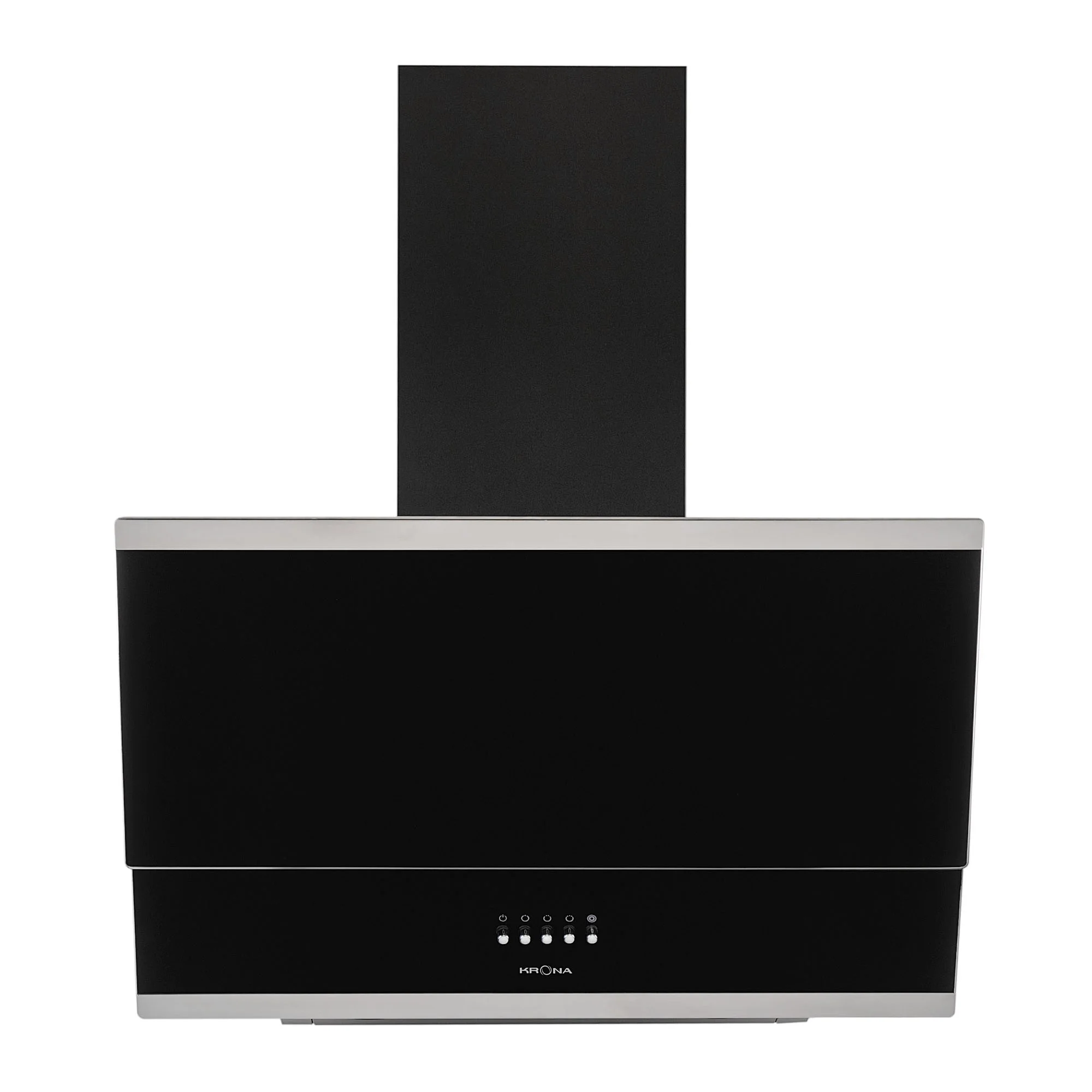 

Вытяжка настенная Krona irida 600 black push button черный, irida 600 black push button