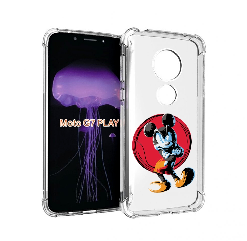 

Чехол MyPads злой-микки для Motorola Moto G7 Play, Прозрачный, Tocco