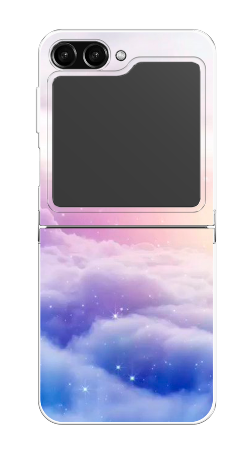 

Чехол на Samsung Galaxy Z Flip 5 "Небеса", Голубой;белый;розовый, 2108350-2