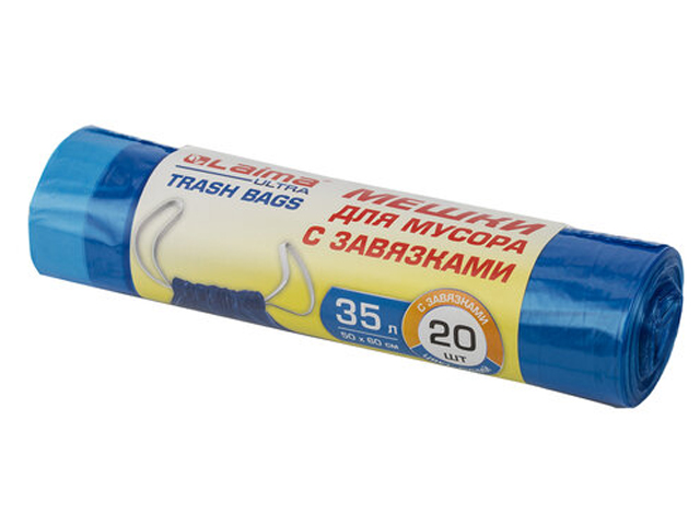 

Пакет Лайма Ultra 35L 20шт 607689, Синий, 607689