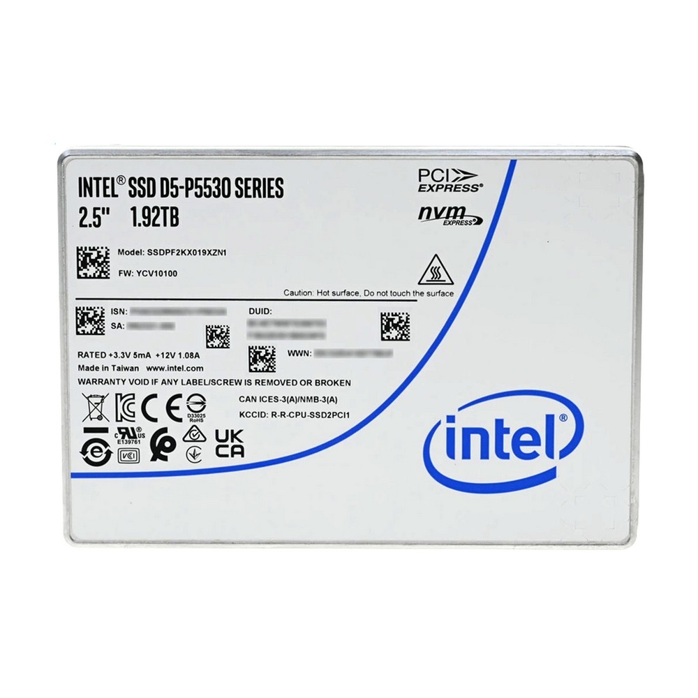 

Внутренний SSD накопитель Intel SSD D5-P5530 Series SSDPF2KX019XZN1, D5-P5530