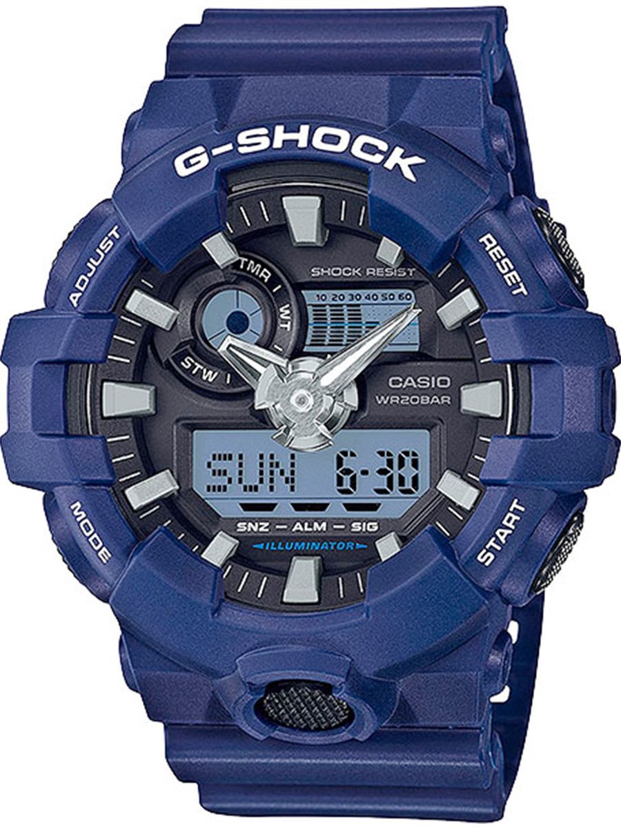 

Наручные часы CASIO G-SHOCK GA-700-2A, GA-700-2A