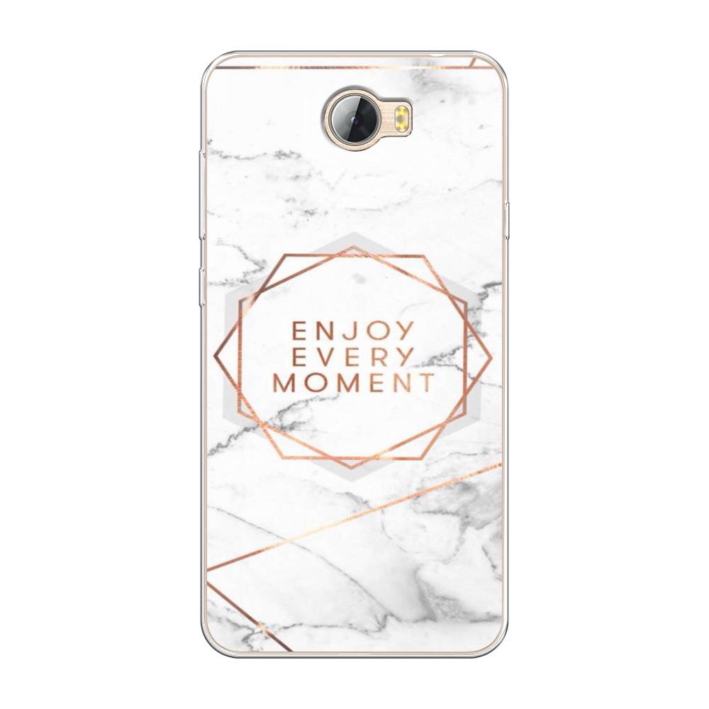 

Чехол Awog на Huawei Y5 II "Enjoy every moment мрамор", Разноцветный, 61950-7