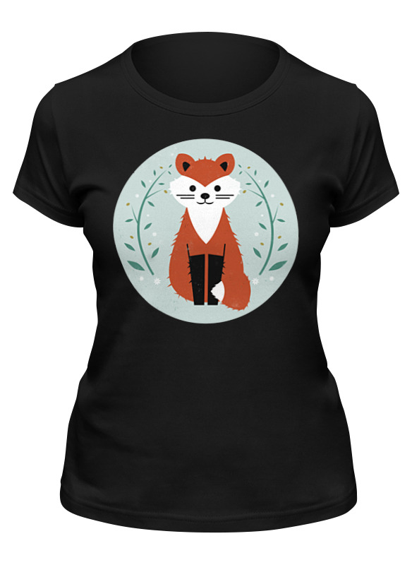 

Худи мужское Printio Лисичка черное L, Черный, Лисичка