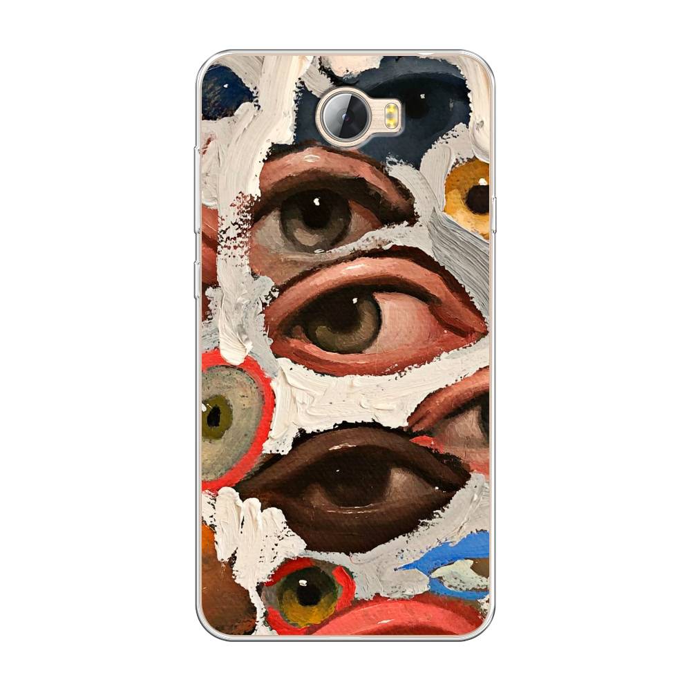 

Чехол Awog на Huawei Y5 II "Глаза масляная живопись", Разноцветный, 61950-7