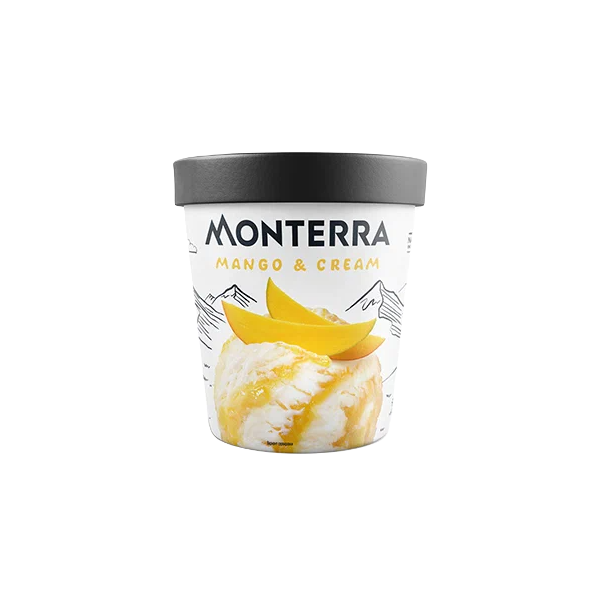 Мороженое пломбир Monterra Mango & Cream 281 г