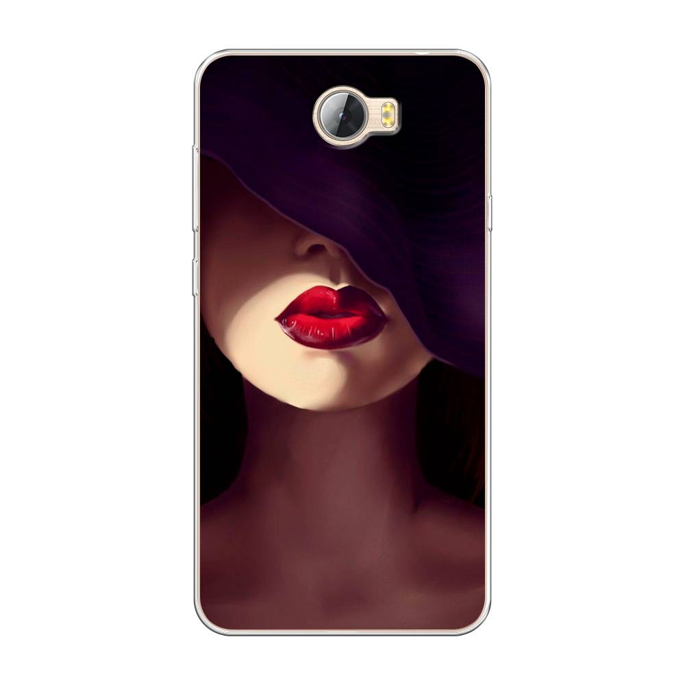 фото Чехол awog "красные губы" для huawei y5 ii