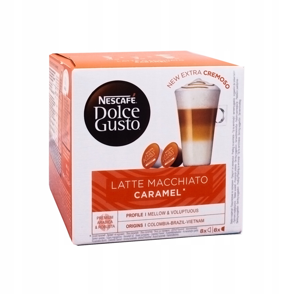 Кофе Nescafe Dolce Gusto Latte Macchiato Caramel в капсулах 9,1 г х 16 шт