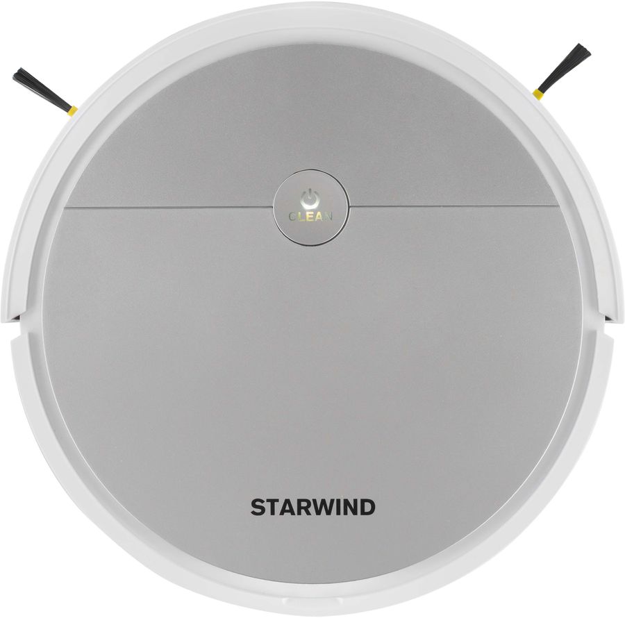 Робот-пылесос STARWIND SRV4570 серебристый пылесос starwind scv3450 2500вт фиолетовый серебристый