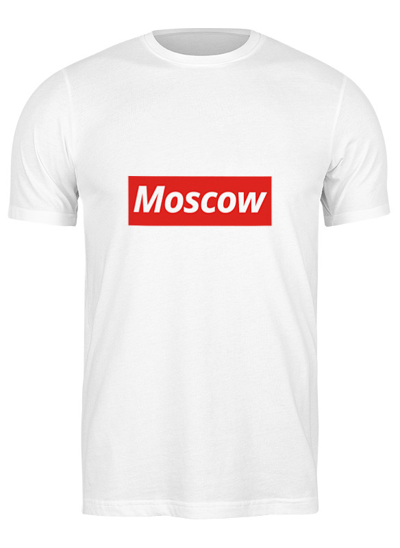 

Футболка мужская Printio Moscow белая L, Белый, Moscow
