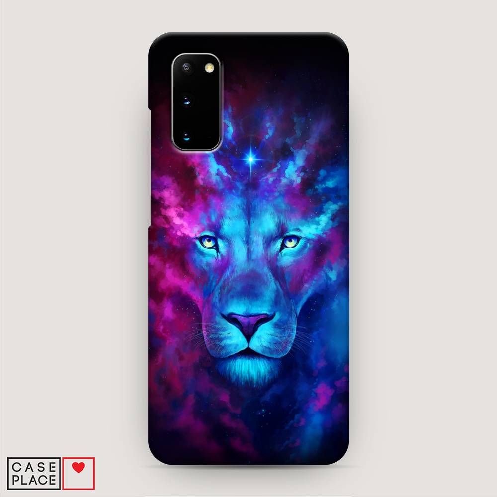 

Пластиковый чехол "Космический лев" на Samsung Galaxy S20, 29220-1