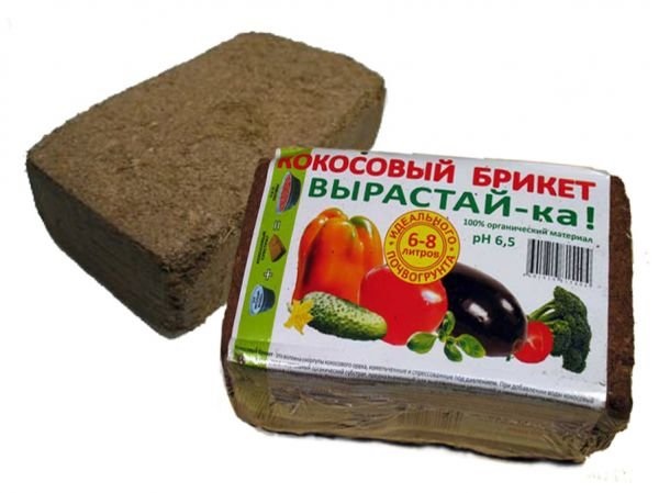 

Кокосовый брикет Дом семян 600 г
