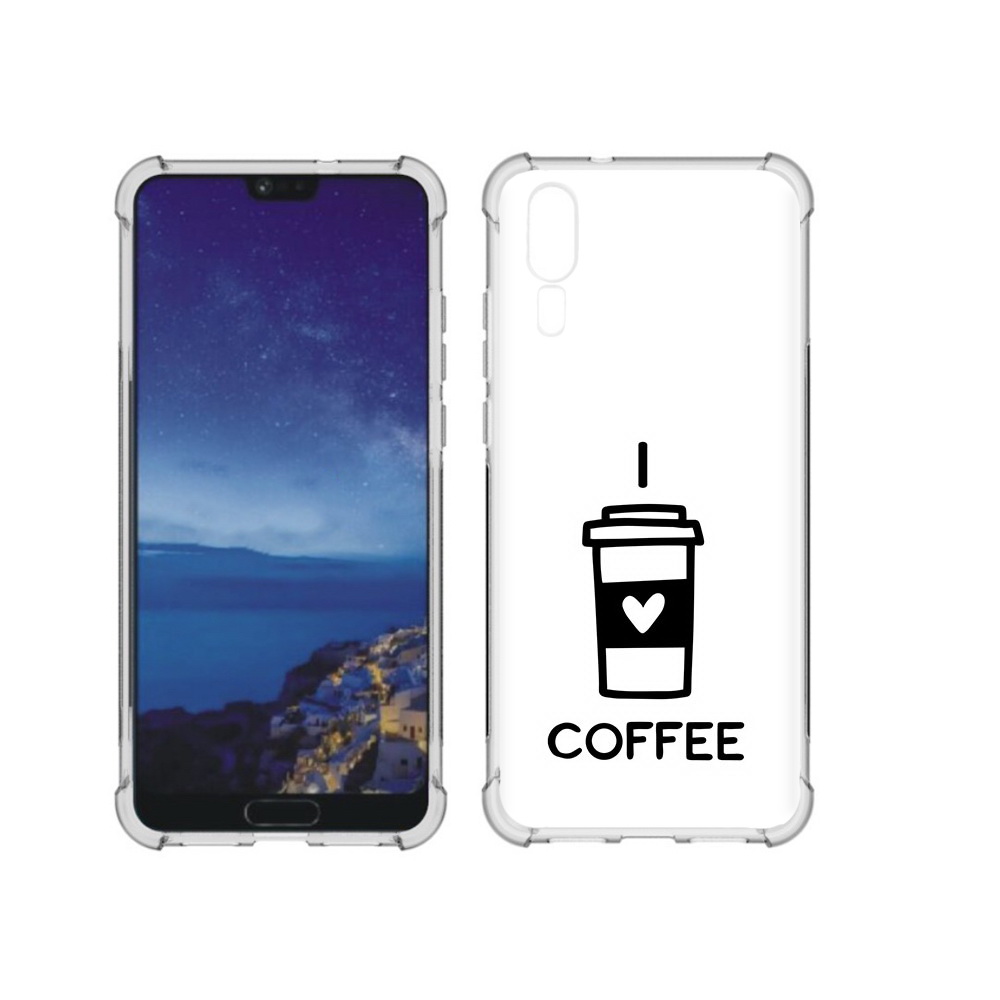 Чехол MyPads Tocco для Huawei P20 Я люблю кофе (PT108006.52.206)