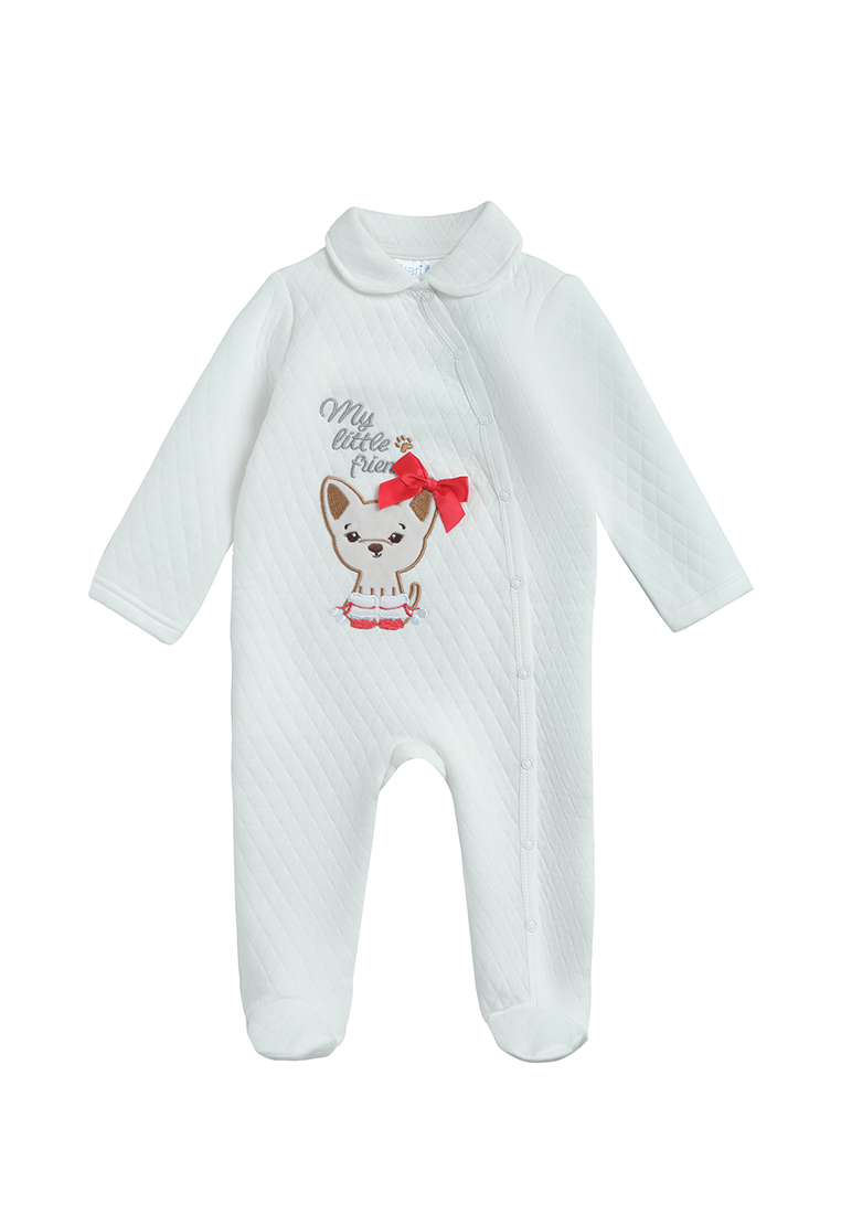 

Комбинезон детский Kari Baby AW22B137, белый, 50, AW22B137