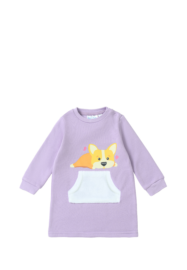 

Платье детское Kari Baby AW22B132, фиолетовый, 80, AW22B132