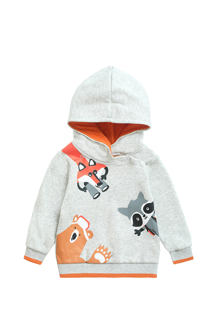 

Худи детское Kari Baby AW22B02303307, серый, 86, AW22B02303307