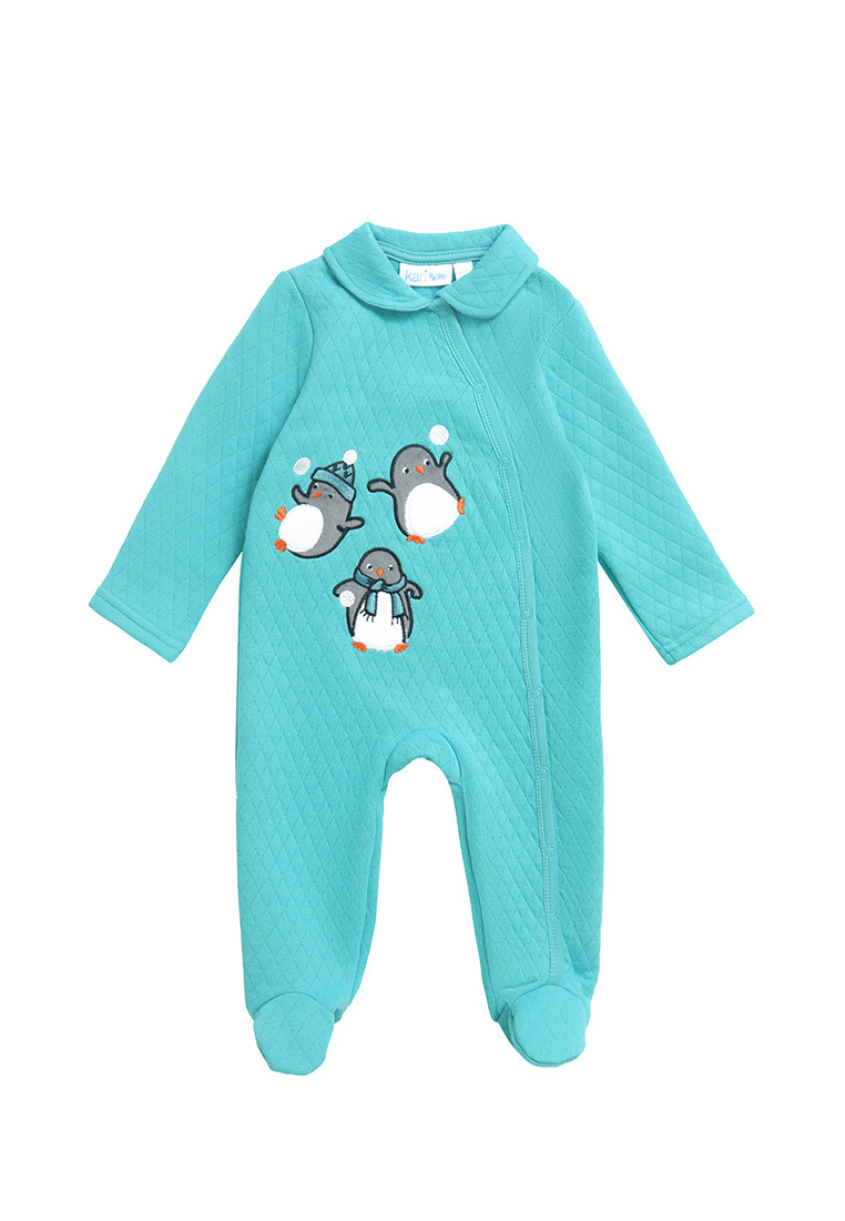 Комбинезон детский Kari Baby AW22B111, бирюзовый, 50