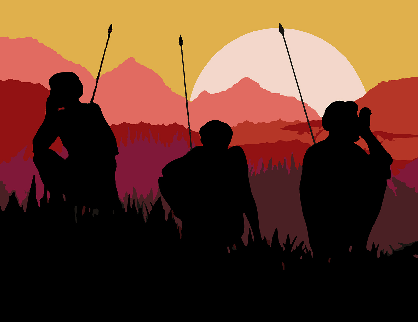 

Картина по номерам Красиво Красим Саванна в закате 70х80 см, Саванна в закате