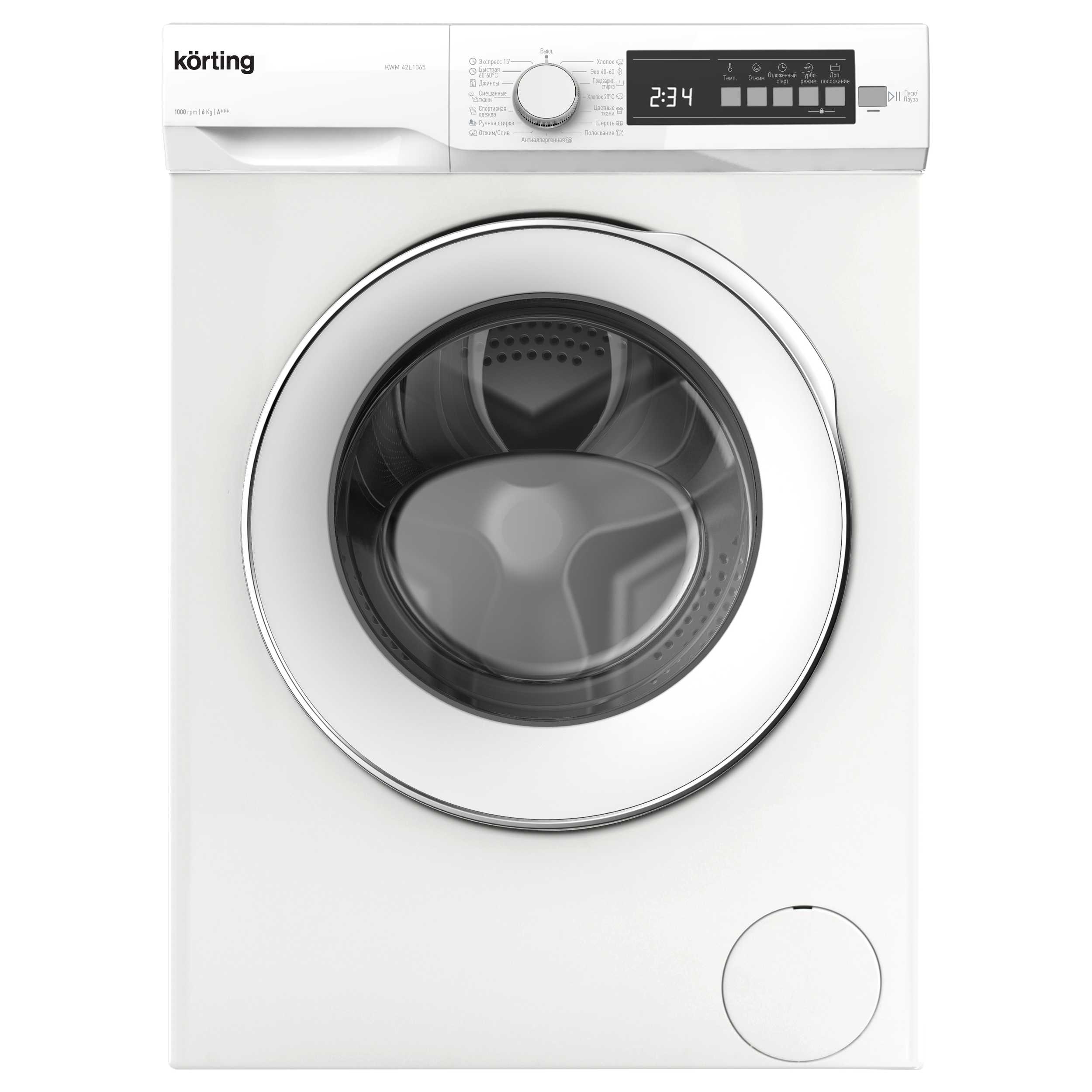 Стиральная машина Korting KWM 42L1065 белый стиральная машина gorenje wnei84sds white