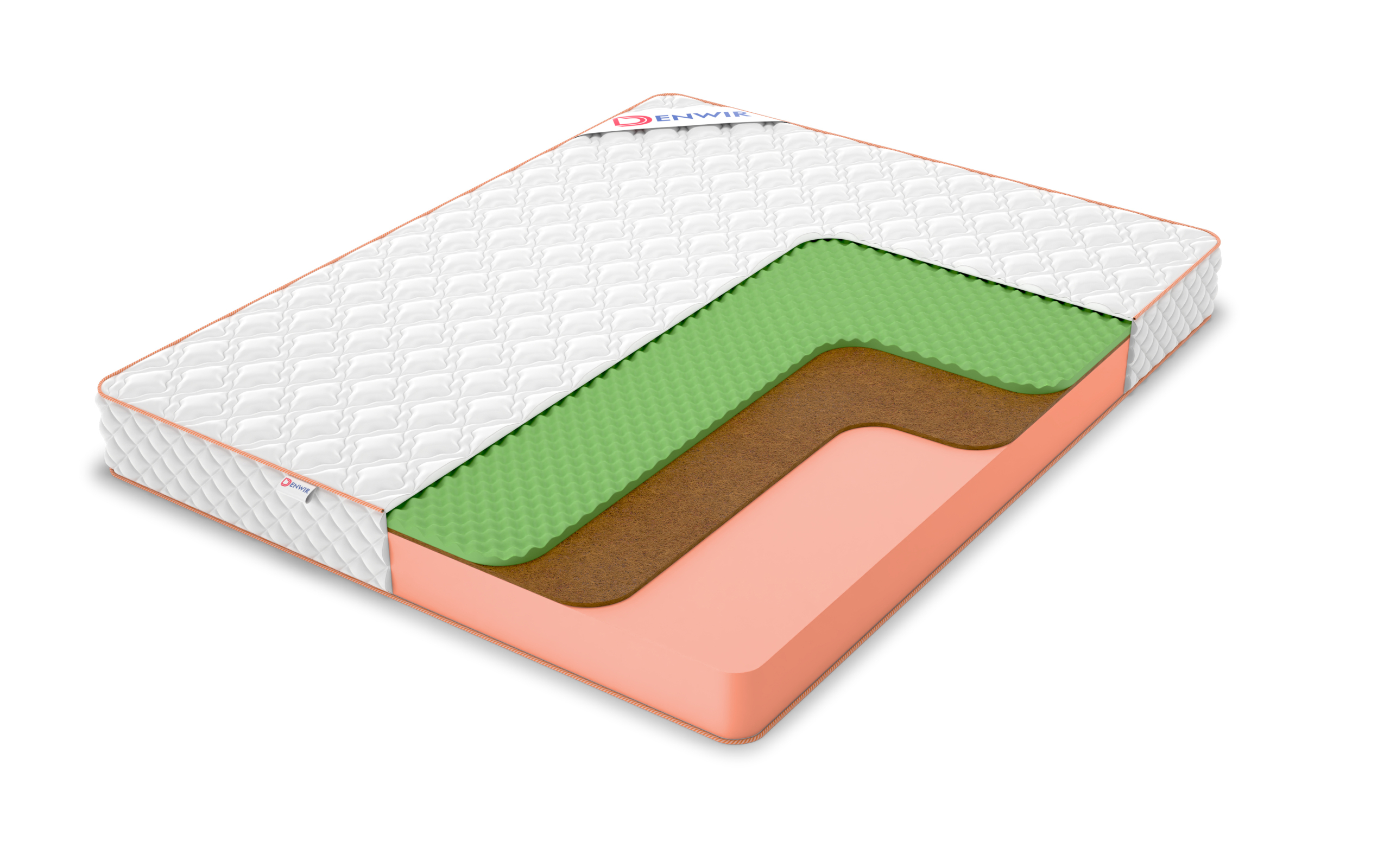 

Матрас Denwir Top Balance Relax 18 145х190, Бежевый;белый;серый;серебристый, Top Balance Relax 18