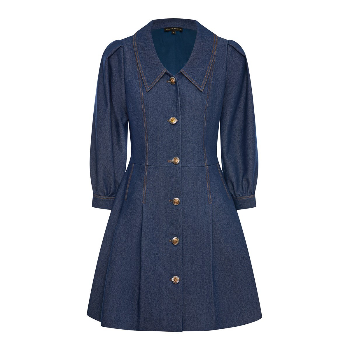 

Платье женское MARINA BUDNIK 57088 синее M, Синий, 57088