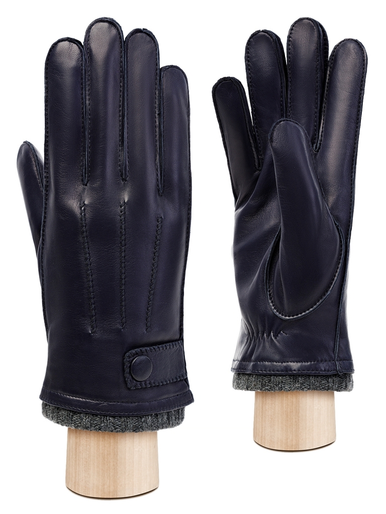 

Перчатки мужские ELEGANZZA 01-00040146 синие, р, Синий, 01-00040146
