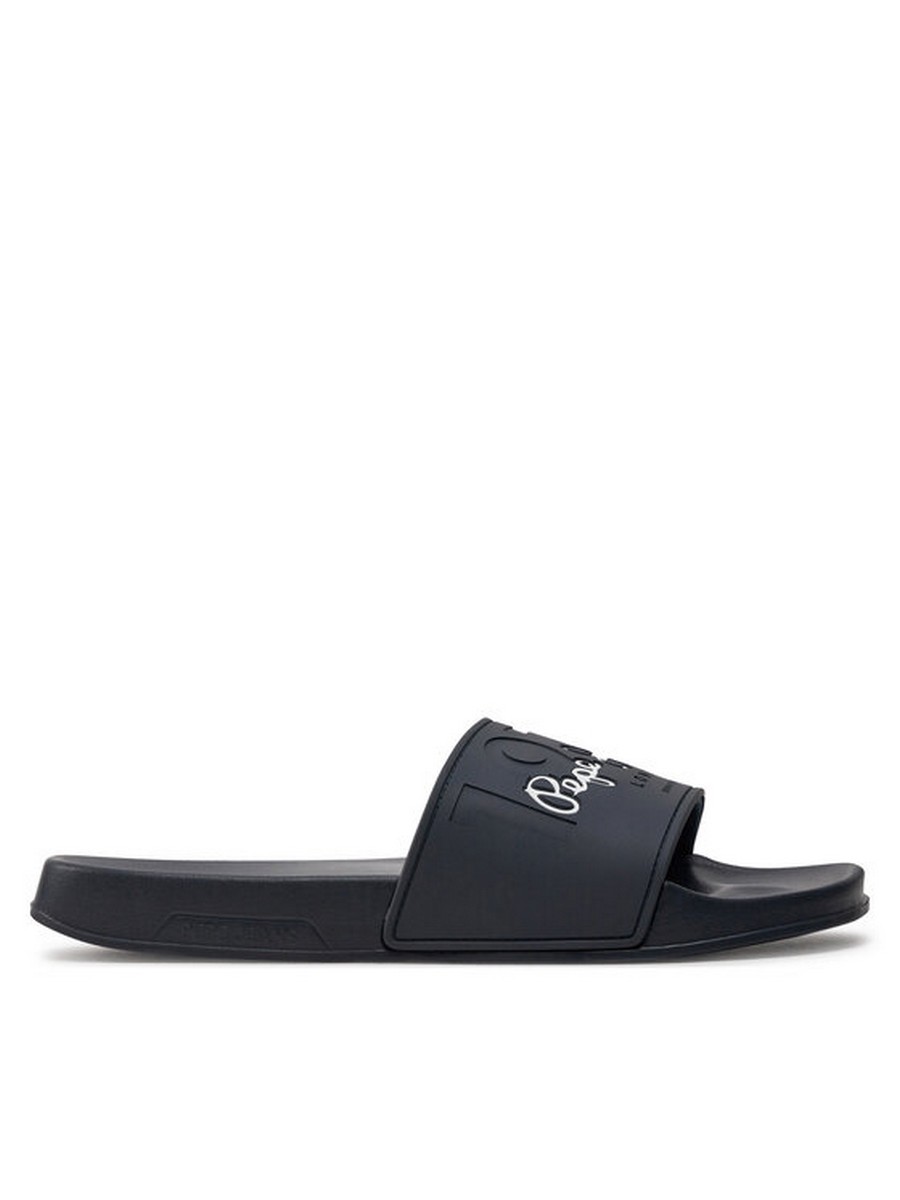 

Сланцы мужские Pepe Jeans London Slider Young M PMS70147 синие 44 EU, Синий, Slider Young M PMS70147