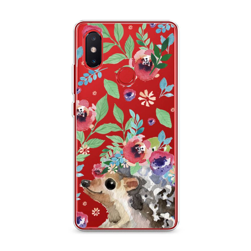 

Чехол Awog на Xiaomi Mi 8 SE "Ежик в цветах акварель", Разноцветный, 33750-2
