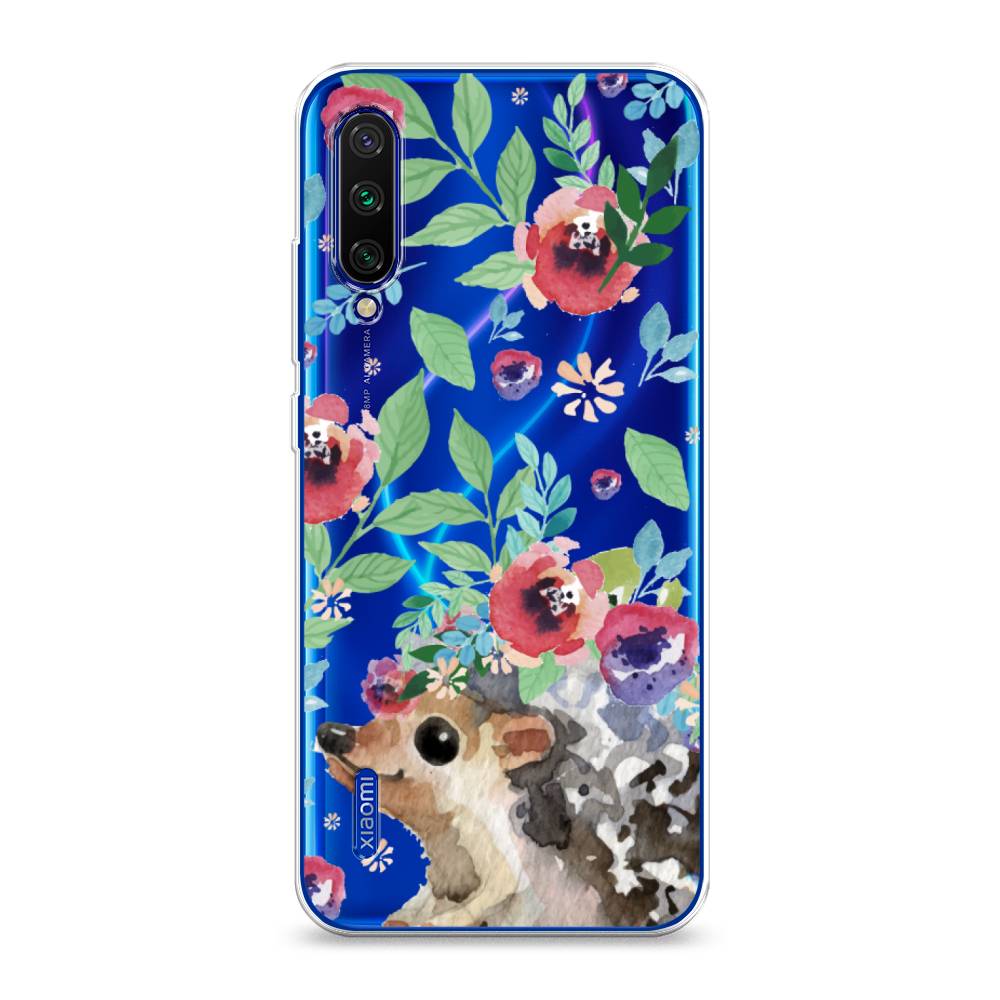 

Чехол Awog на Xiaomi Mi CC9E/Mi A3 "Ежик в цветах акварель", Разноцветный, 35950-2