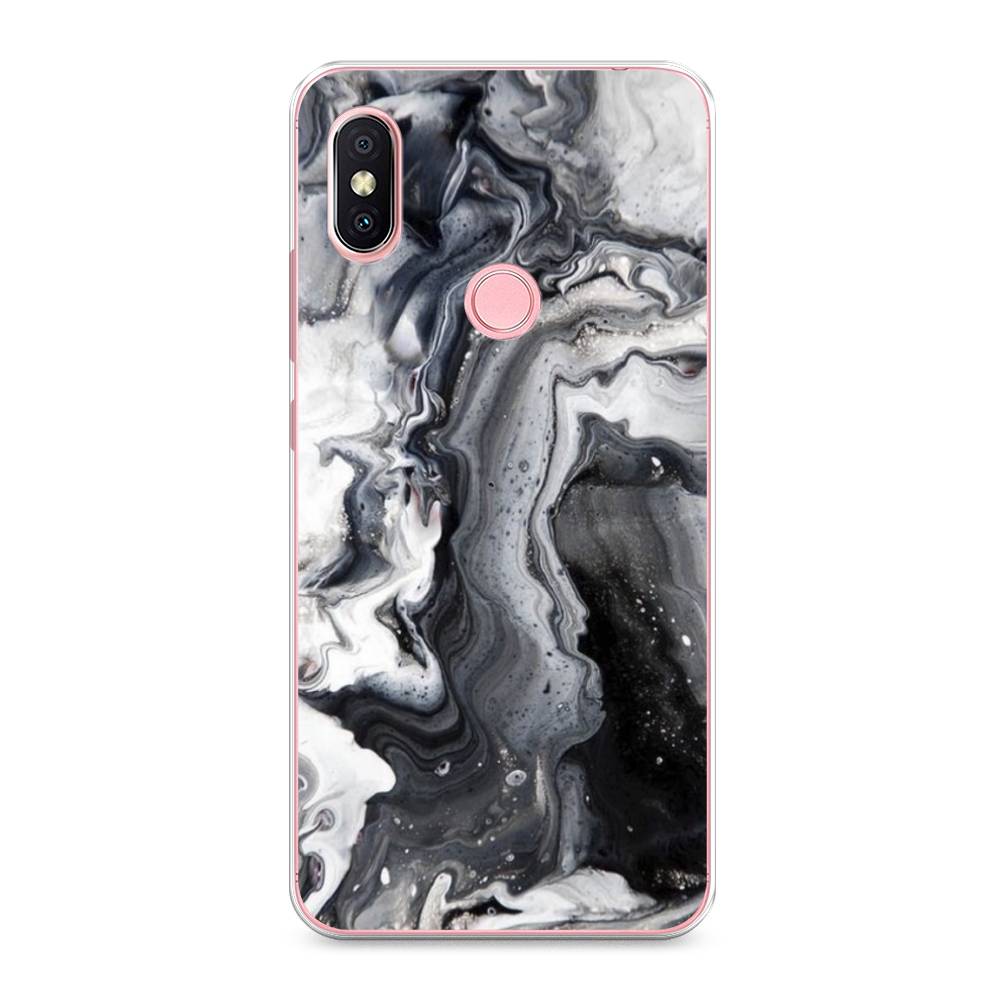 

Чехол Awog на Xiaomi Redmi S2 (Redmi Y2) "Бело-черные сложные полосы", Разноцветный, 33650-3