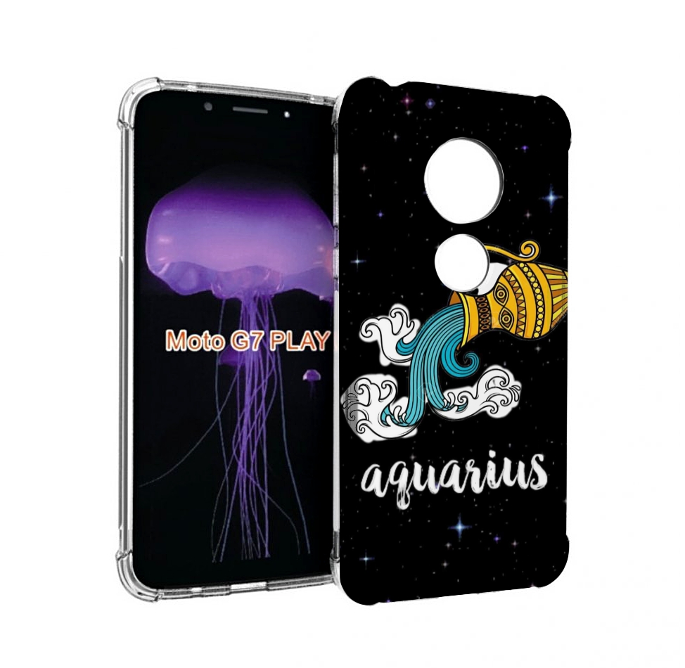 

Чехол MyPads знак зодиака водолеи 2 для Motorola Moto G7 Play, Прозрачный, Tocco
