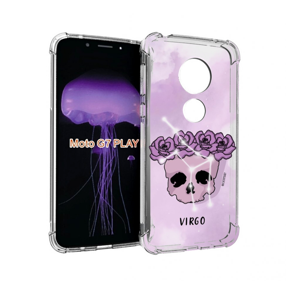 

Чехол MyPads знак зодиака дева 2 для Motorola Moto G7 Play, Прозрачный, Tocco