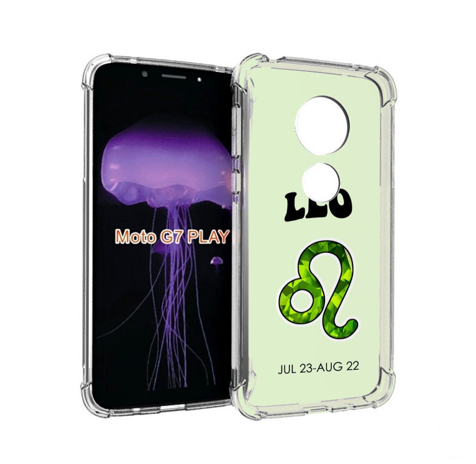 

Чехол MyPads знак зодиака лев 1 для Motorola Moto G7 Play, Прозрачный, Tocco