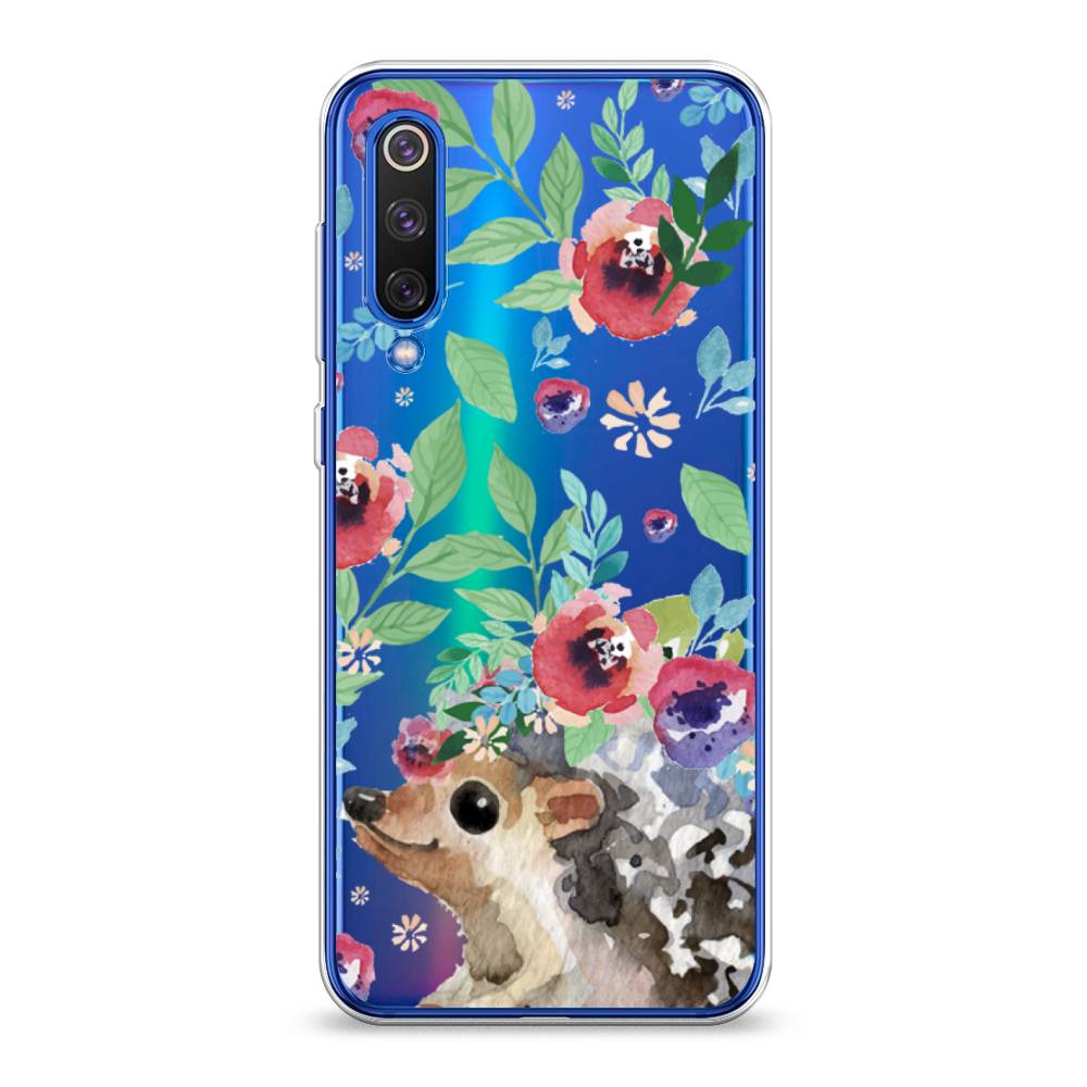 

Чехол Awog на Xiaomi Mi9 SE "Ежик в цветах акварель", Разноцветный, 35250-2