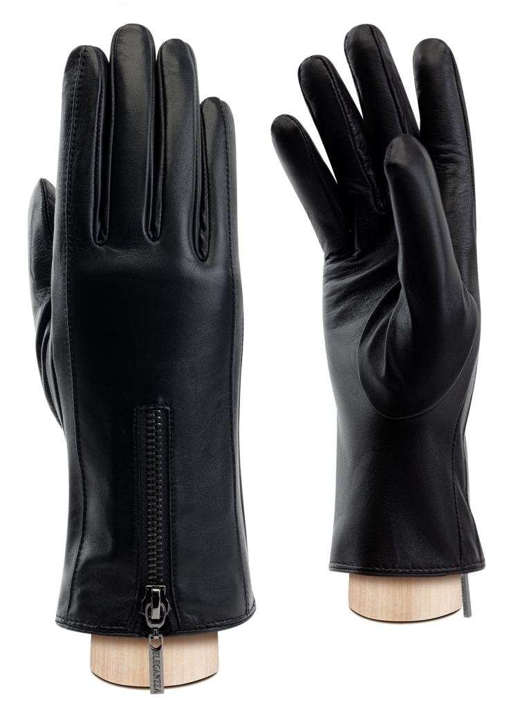 

Перчатки женские ELEGANZZA 01-00040639 черные, р. 8, Черный, 01-00040639