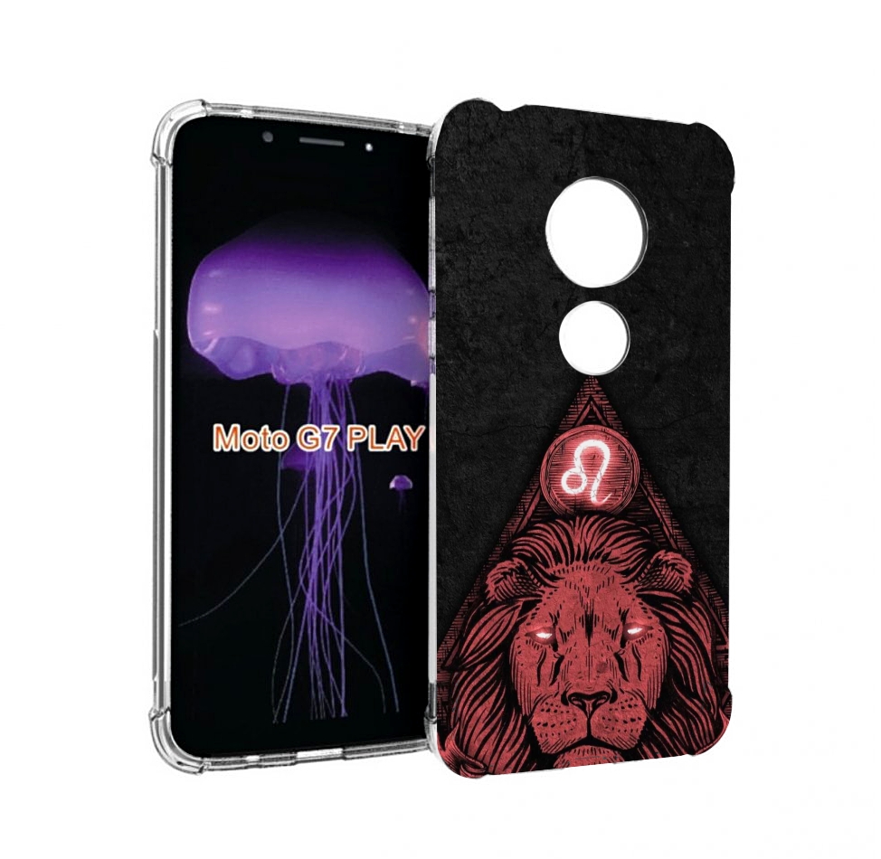 

Чехол MyPads знак зодиака лев 4 для Motorola Moto G7 Play, Прозрачный, Tocco