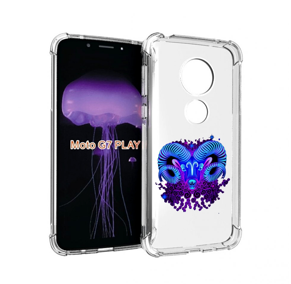 

Чехол MyPads знак зодиака овен 2 для Motorola Moto G7 Play, Прозрачный, Tocco