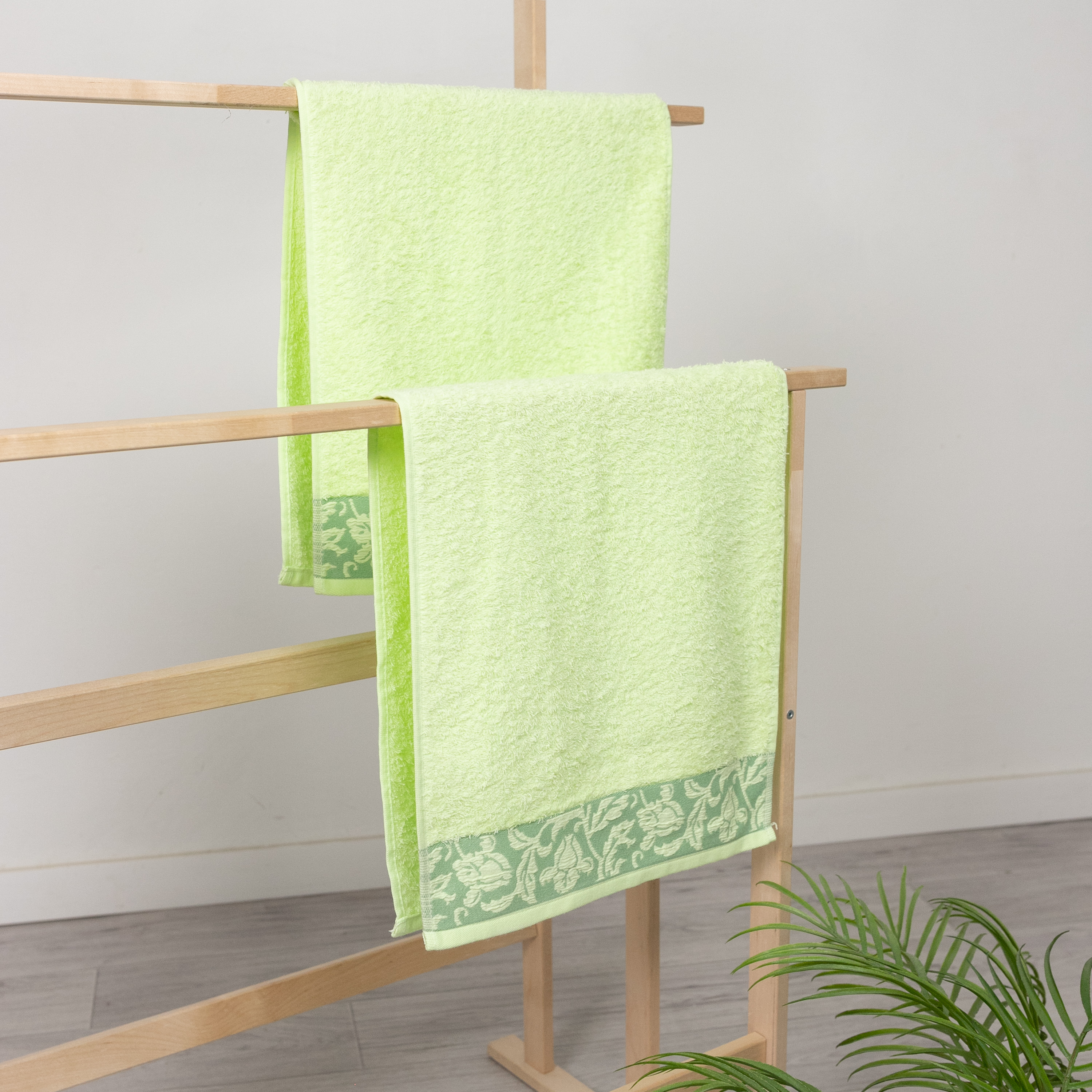 

Полотенце махровое WELLNESS, АКАЦИЯ_1-45 Набор_2, 34x76 см, Полотенце для рук и лица 34*76см