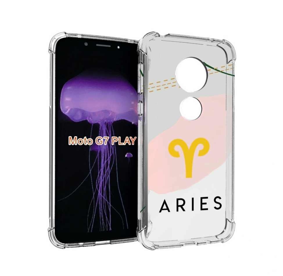 

Чехол MyPads знак зодиака овен 7 для Motorola Moto G7 Play, Прозрачный, Tocco