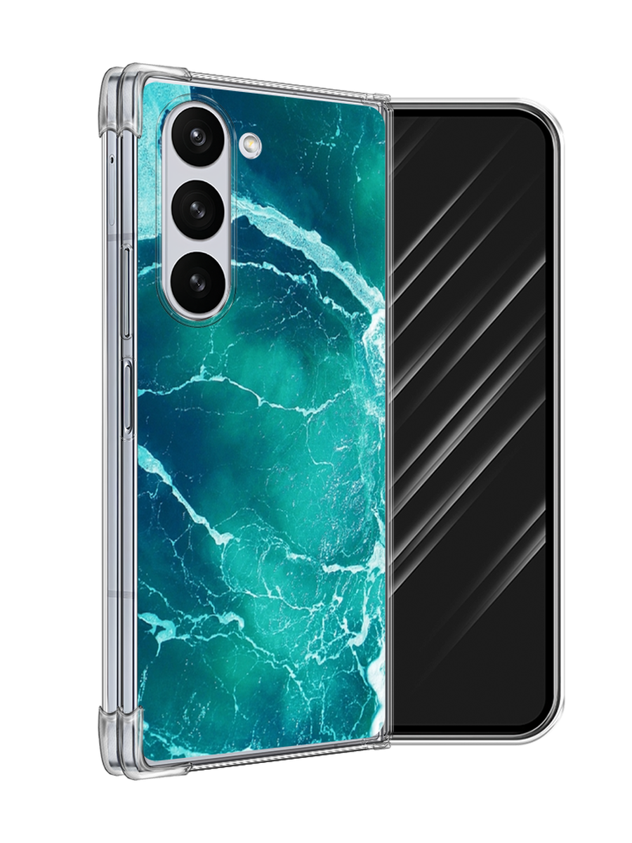 

Чехол Awog на Samsung Galaxy Z Fold 6 "Изумрудный океан", Бирюзовый;синий, 2109850-1