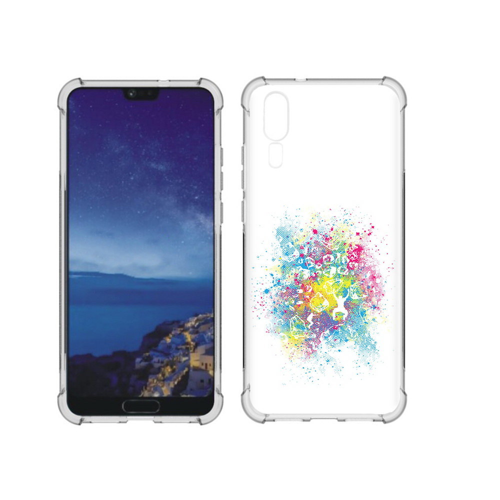 

Чехол MyPads Tocco для Huawei P20 акварель абстракция (PT108006.52.214), Прозрачный, Tocco