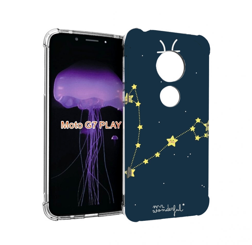 

Чехол MyPads знак зодиака рыбы 1 для Motorola Moto G7 Play, Прозрачный, Tocco