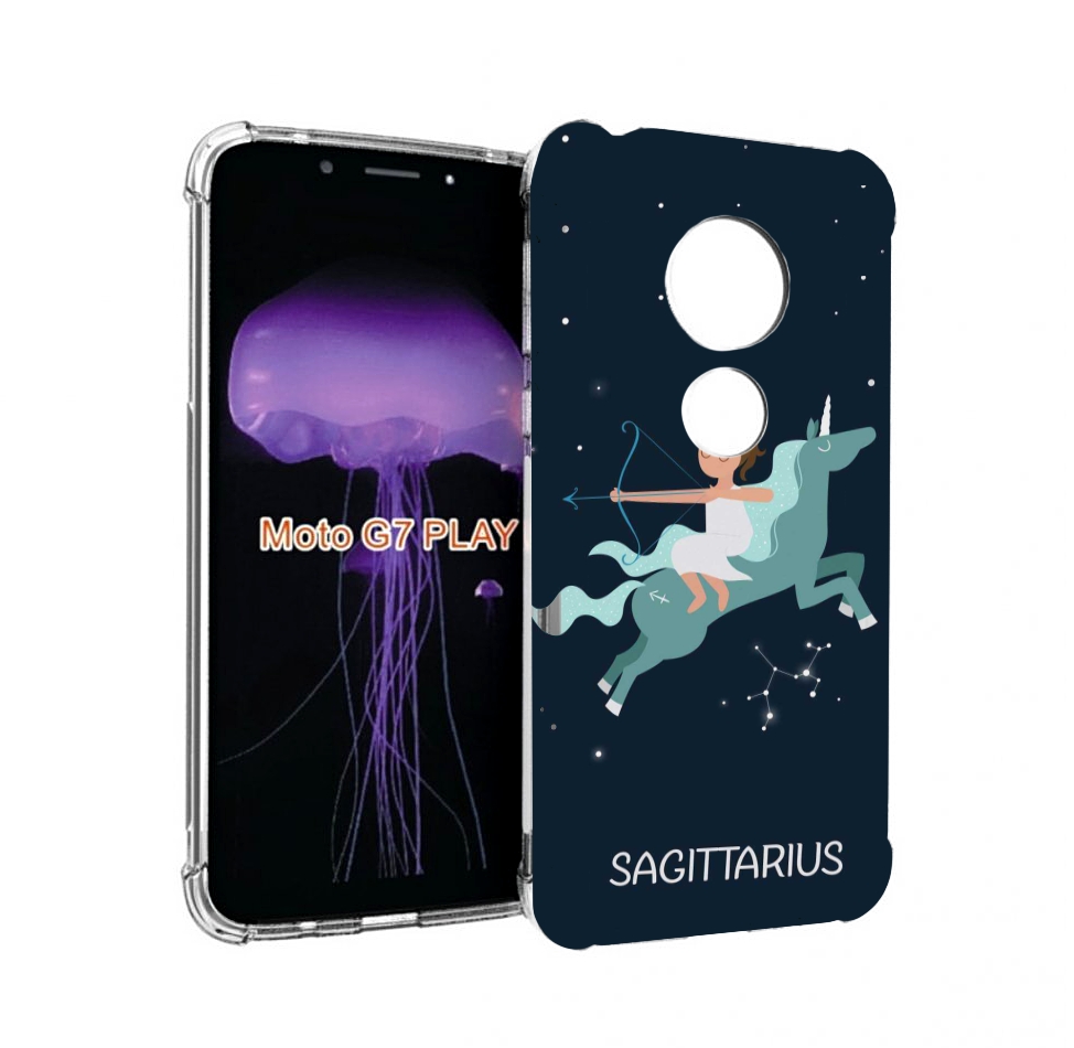 

Чехол MyPads знак зодиака стрелец 5 для Motorola Moto G7 Play, Прозрачный, Tocco