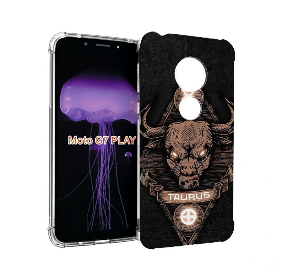 

Чехол MyPads знак зодиака телец 2 для Motorola Moto G7 Play, Прозрачный, Tocco