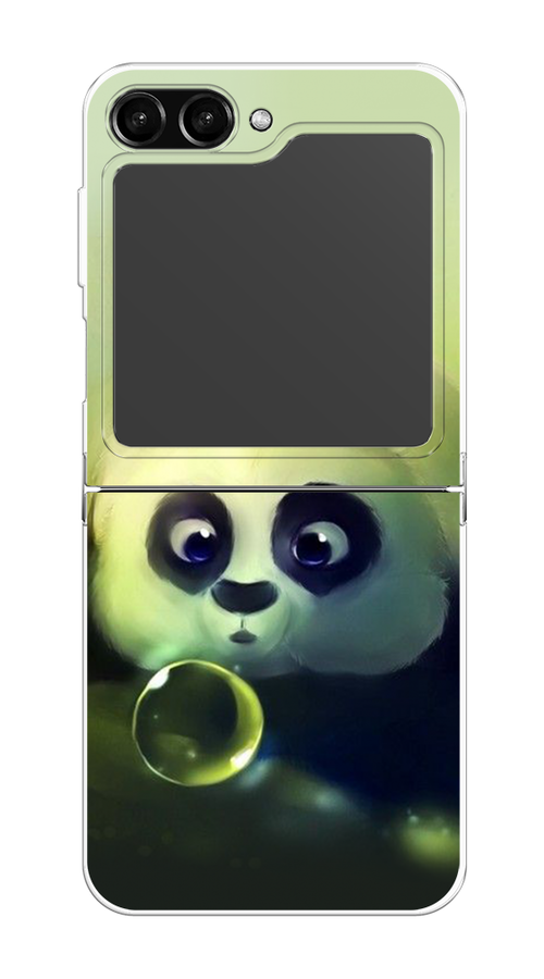 

Чехол на Samsung Galaxy Z Flip 5 "Малыш панды", Зеленый;черный;серый, 2108350-1