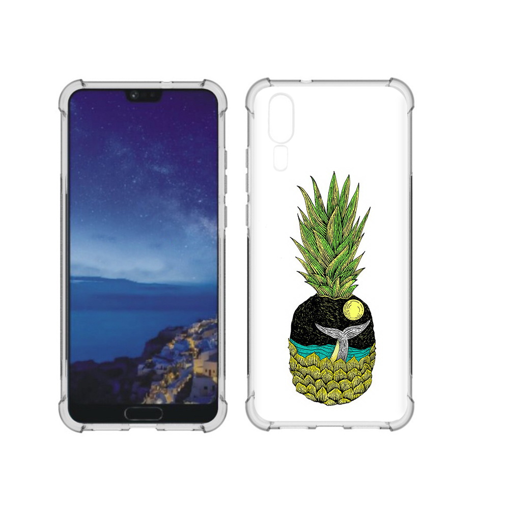 Чехол MyPads Tocco для Huawei P20 ананас с китом (PT108006.52.220)