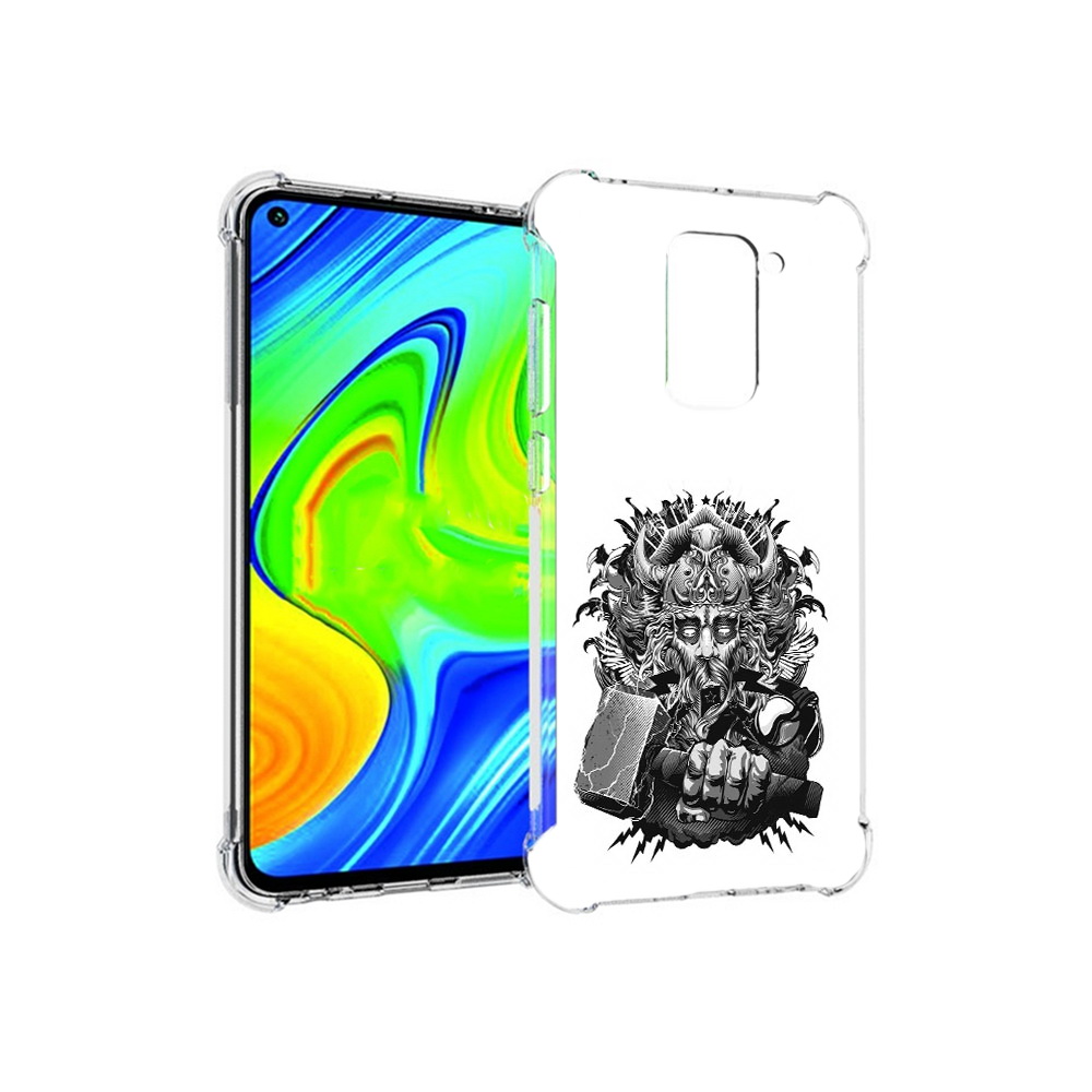 

Чехол MyPads Tocco для Xiaomi Redmi Note 9 злой тор (PT150805.258.363), Прозрачный, Tocco