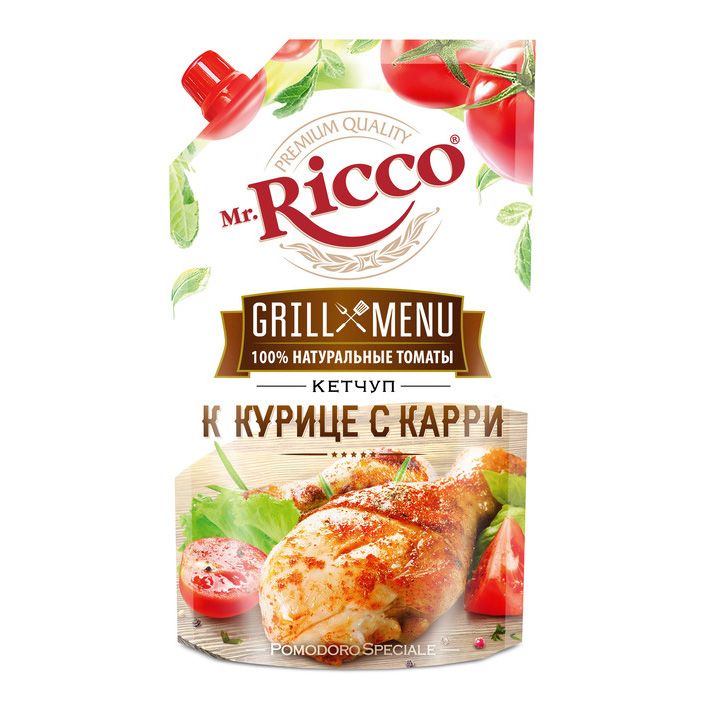 

Кетчуп Mr.Ricco к курице с карри 350 мл