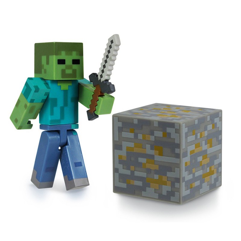 Фигурка Jazwares MINECRAFT Zombie - Майнкрафт Зомби (6см)