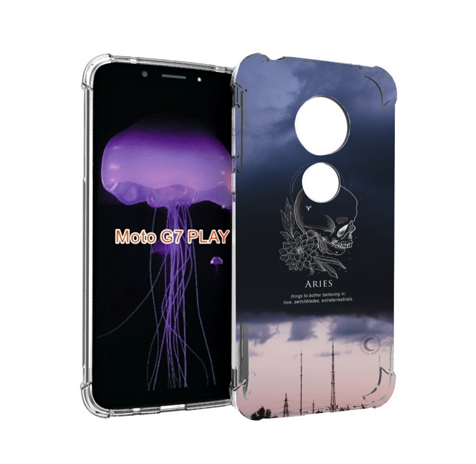 

Чехол MyPads знак-зодиака-овен-4 для Motorola Moto G7 Play, Прозрачный, Tocco